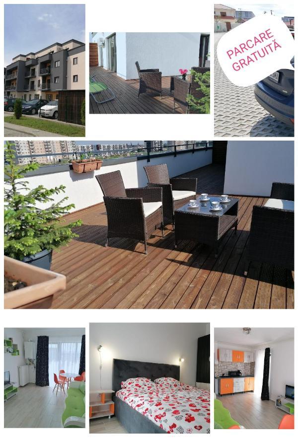 Ama Apartament Cu Terasa 50 Mp & Parcare Brasov Exterior photo